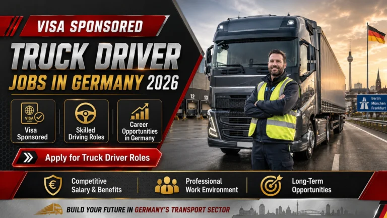 Visa Sponsored Truck Driver Jobs in Germany